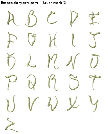 Brushwork Monogram Set 2