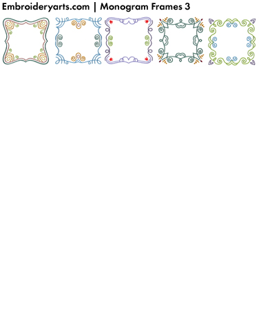 Frames Monogram Set 4