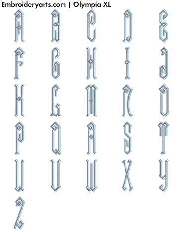 Olympia XL Monogram Set 