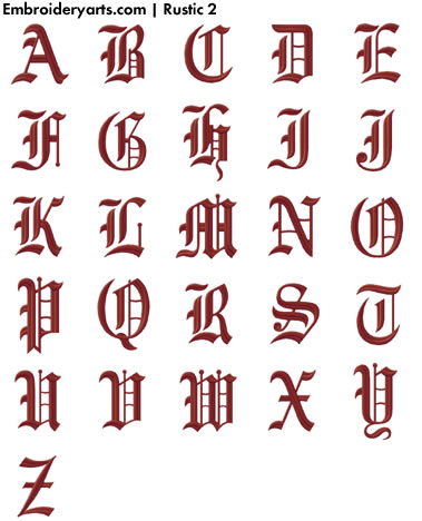 Rustic Monogram Set 2
