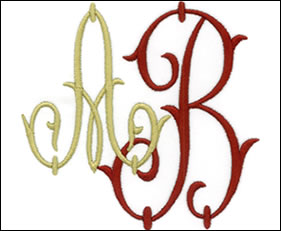 Arabesque Monogram Set 11