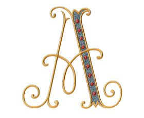 Arabesque Monogram Set 13