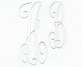Arabesque Monogram Set 14