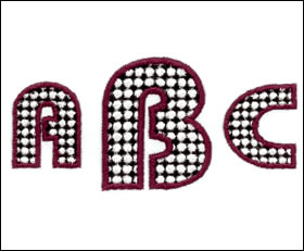 Art Deco Monogram Set 1