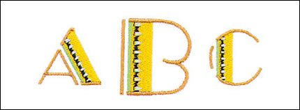 Art Deco Monogram Set 2