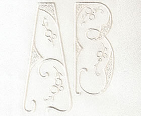 Arts and Crafts Monogram Set 6