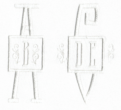 Arts and Crafts Monogram Set 10