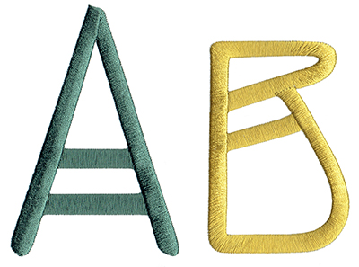 Arts and Crafts Monogram Set 11