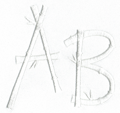 Bamboo Monogram Set 