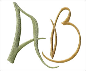 Brushwork Monogram Set 2