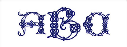 Celtic Monogram Set 