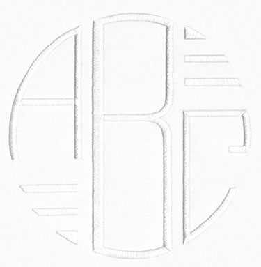 Circle XL Monogram Set 2