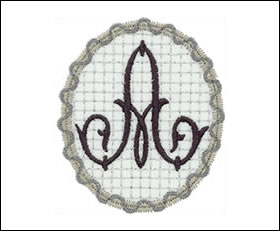 Lace Monogram Set 2