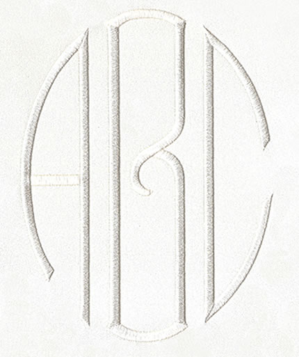 Oval XL Monogram Set 1