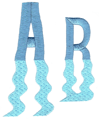 Ripple Monogram Set 