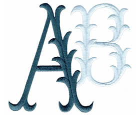 Victorian Monogram Set 13