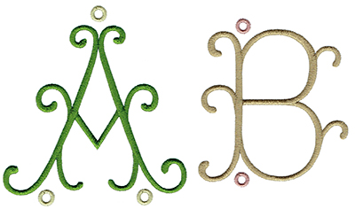 Victorian Monogram Set 14