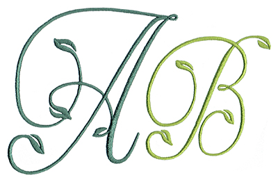 Vine Monogram Set 2